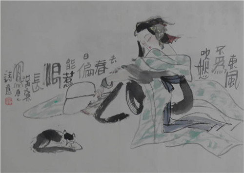 详细说明 【  作品名称 】:人物 【  作者姓名 】 :王满粟